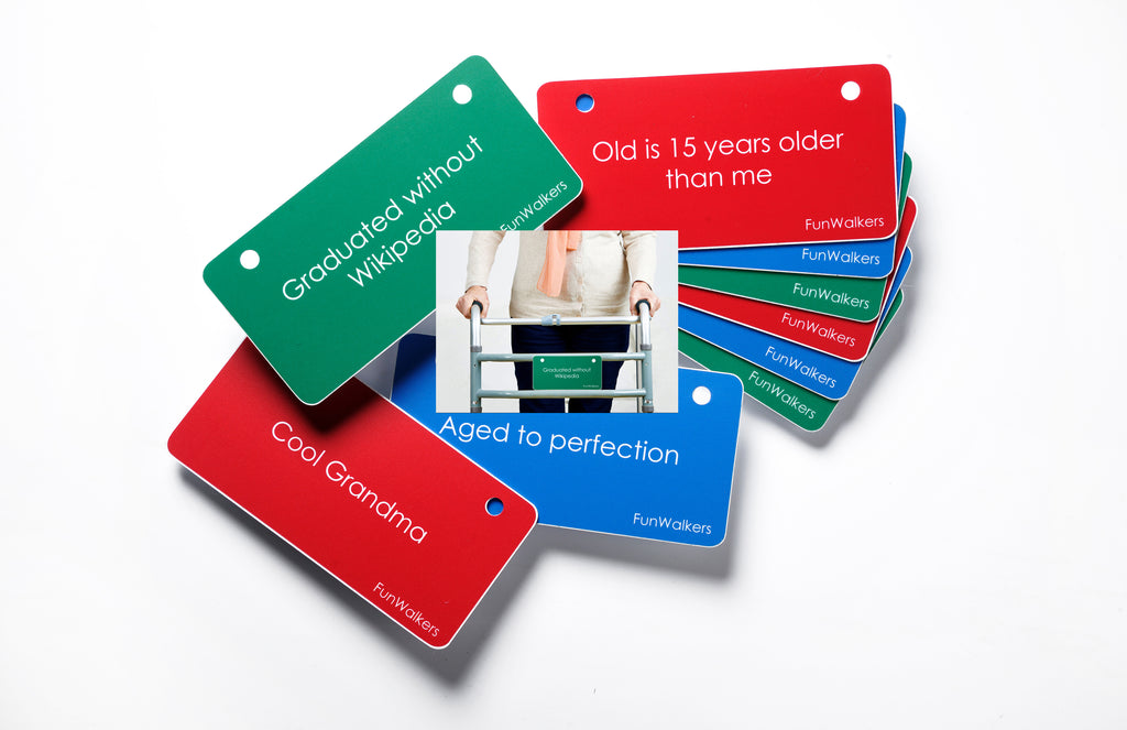 Funwalkers - The Perfect Whimsical Mother's Day Gift for Moms & Grandmas Who Use Walkers